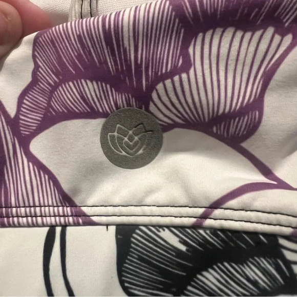 Koalani Tropical Pattern Sport Bra Removable Pads Medium Support Size Large - Picture 5 of 7